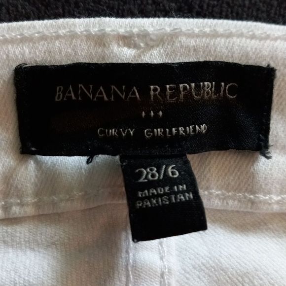 Banana Republic White Women's Jeans - Picture 11 of 14